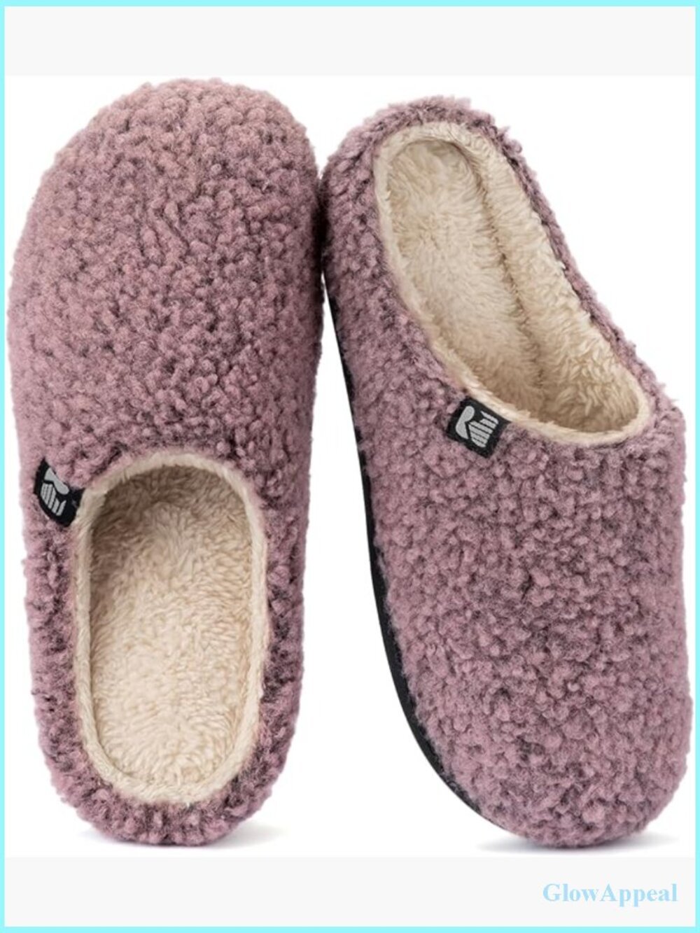 Plush Sherpa Fleece Memory Foam Clog Slippers Women's